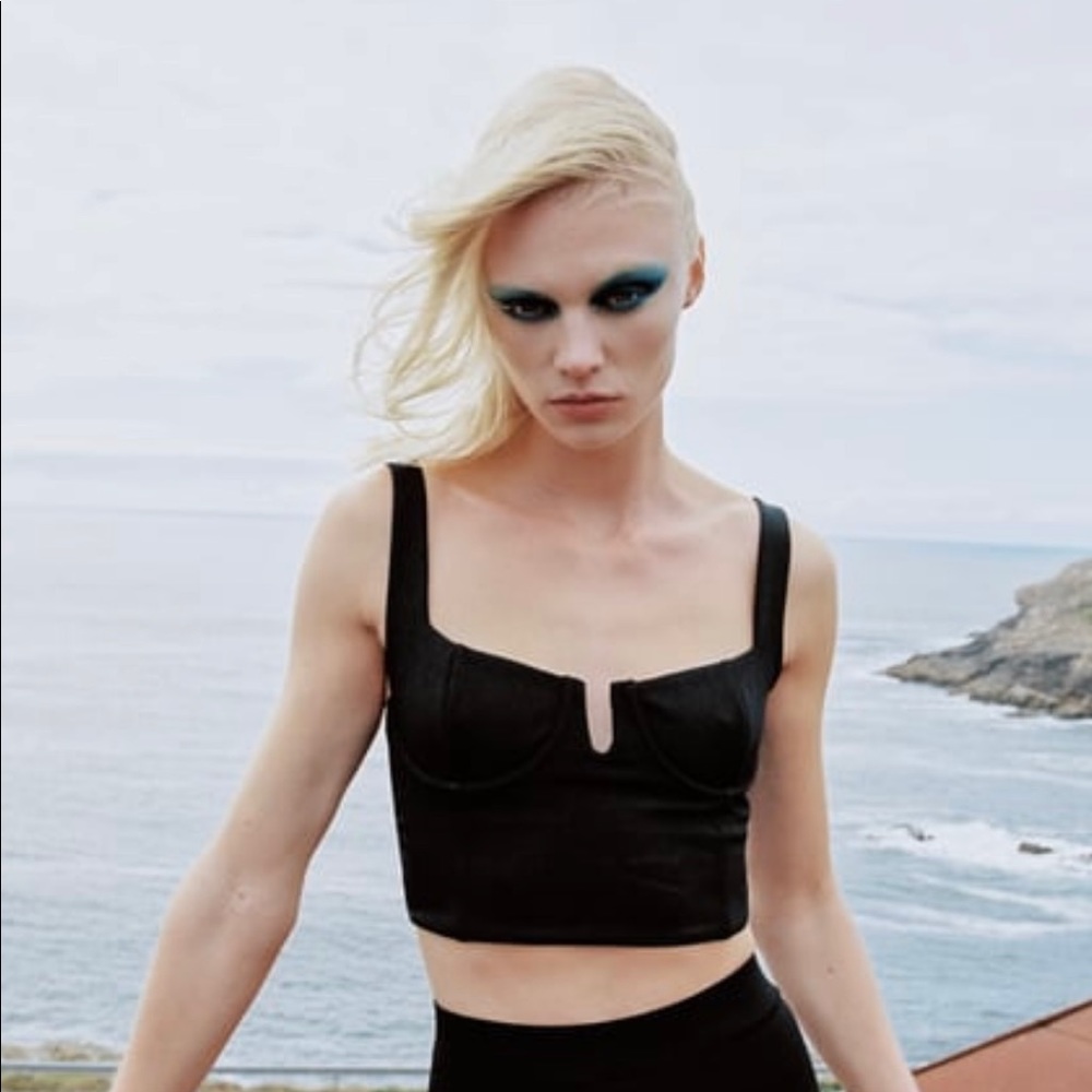 Zara Bustier Crop Top
